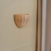 Costa Shell Wall Sconce in Rattan