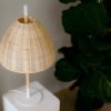 Handcrafted Amà Table Light, in white, by Mediterranean Objects