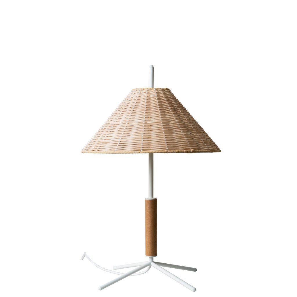 VOL Table Lamp in Modern Living Room Setting, Complementing Minimalist Decor